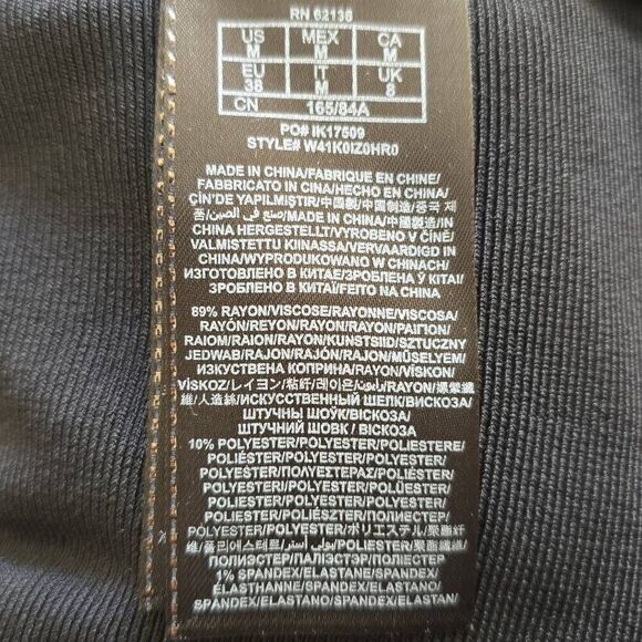 GUESS Mirage Cut-Out Bandage Halter Mini Dress in Black   Sz: M - Picture 7 of 7